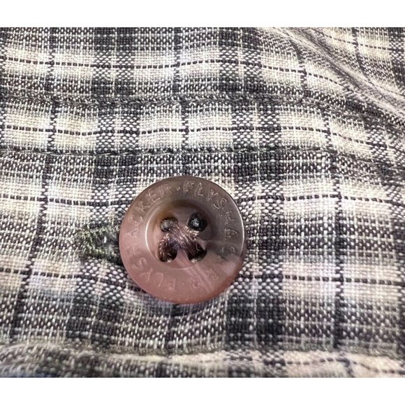 Flyshacker Button Up Shirt Mens XL Plaid Long Sleeve - Picture 8 of 8